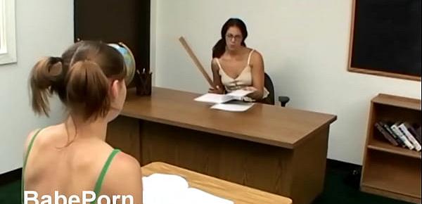  Teacher and schoolgirl lesbian fetish